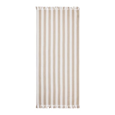 VINGA Ornos GRS recycled cotton hammam towel beige-white | No Branding | not available | not available | not available