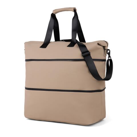 VINGA Baltimore RCS expandable weekend bag greige