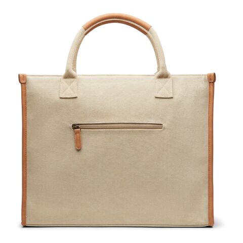 VINGA Bosler RCS recycled canvas tote brown | No Branding | not available | not available