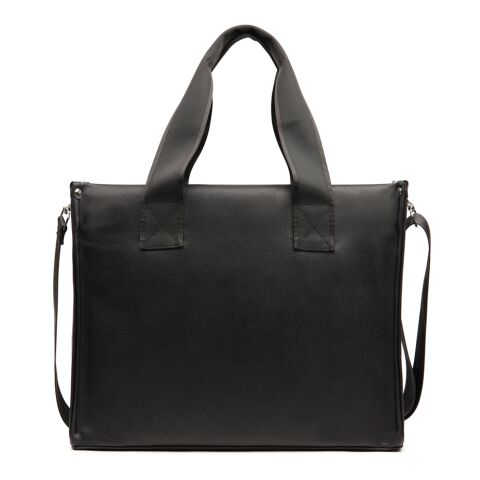 VINGA Bermond RCS recycled PU tote bag black | No Branding | not available | not available