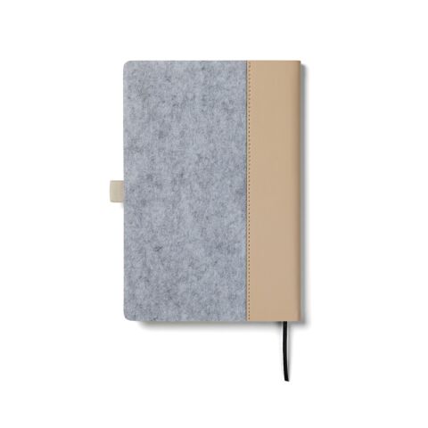 VINGA Albon GRS recycled felt notebook grey | No Branding | not available | not available