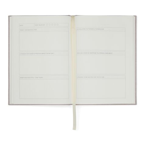 VINGA Thankfulness GRS recycled paper journal beige | No Branding | not available | not available