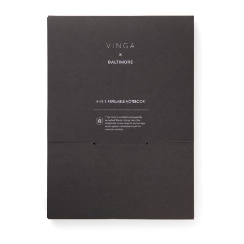 VINGA Baltimore RCS 4-in-1 Refillable Notebook black | No Branding | not available | not available