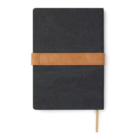 VINGA Bosler RCS recycled canvas note book black | No Branding | not available | not available