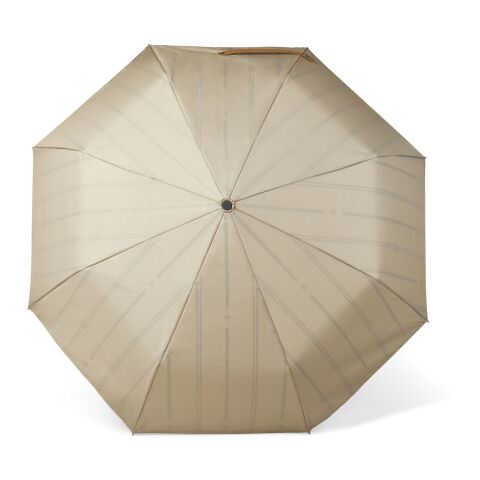 VINGA Bosler AWARE™ recycled pet 21" foldable umbrella brown | No Branding | not available | not available