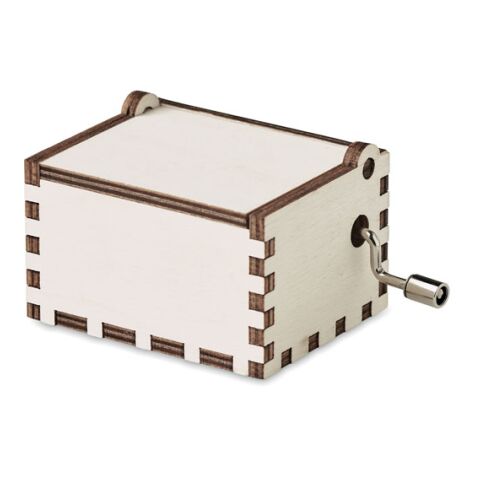 Wooden Christmas music box wood | No Branding | not available | not available