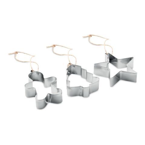 Cookie cutter ornamental set matt silver | No Branding | not available | not available | not available