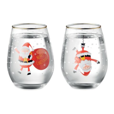 Set of 2 Christmas glasses white | No Branding | not available | not available | not available