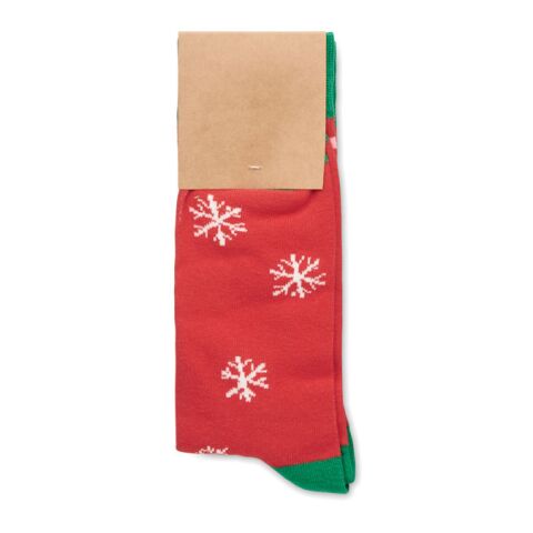 Pair of Christmas socks L red | No Branding | not available | not available | not available