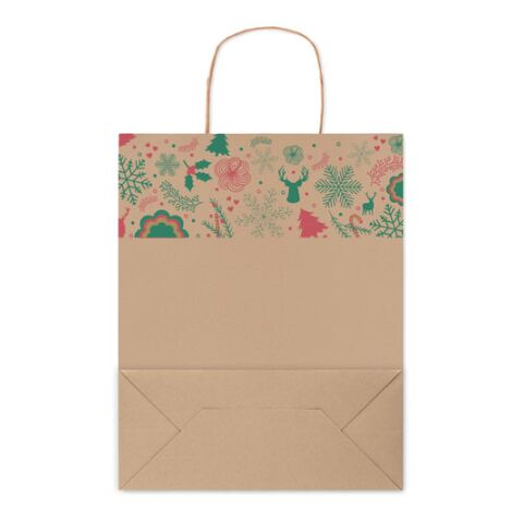 Gift paper bag medium beige | No Branding | not available | not available | not available