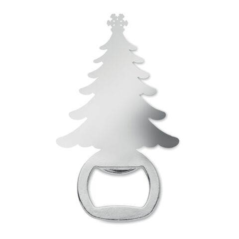 Bottle opener Christmas motif matt silver | No Branding | not available | not available