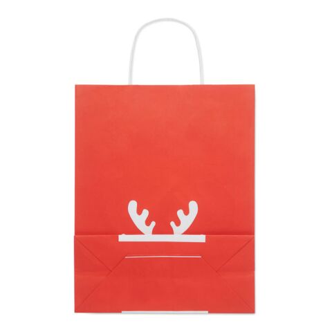Gift paper bag medium red | No Branding | not available | not available | not available