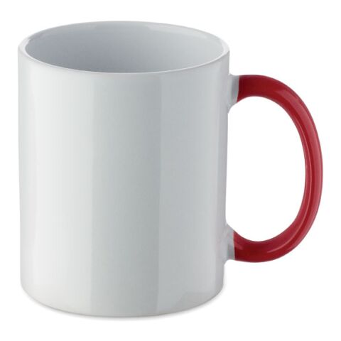Seasonal ceramic mug 300ml red | No Branding | not available | not available