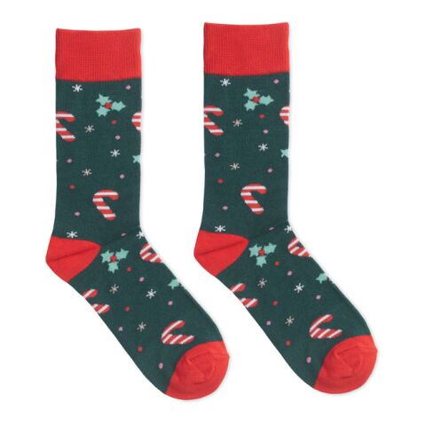 Pair of Christmas socks M green | No Branding | not available | not available | not available