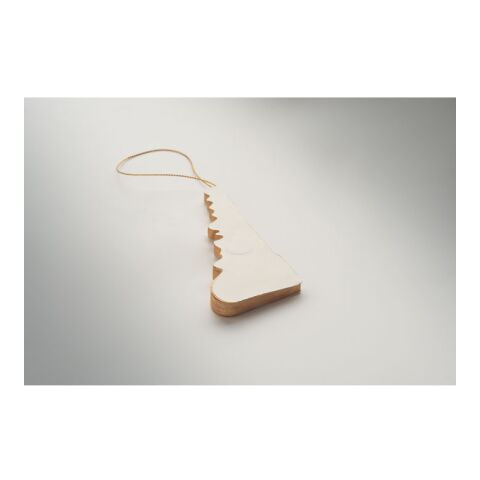 Christmas paper tree hanger beige | No Branding | not available | not available | not available