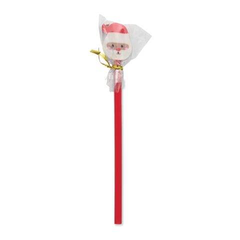 Christmas pencil with eraser red