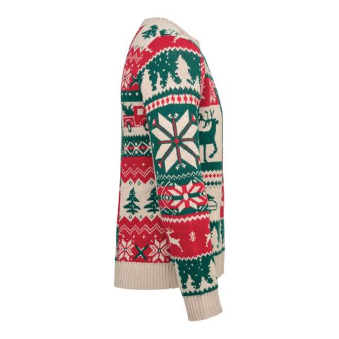 Christmas knitted sweater S-M beige