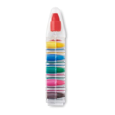 Set of 6 wax crayons transparent | No Branding | not available | not available | not available