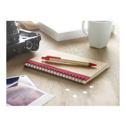 B6 recycled notebook set red | No Branding | not available | not available | not available