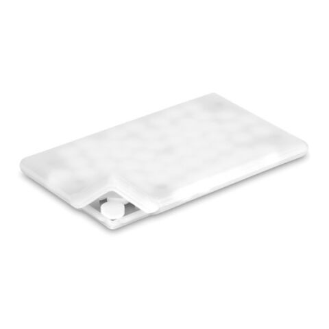 Credit card shaped Mint dispenser white | No Branding | not available | not available