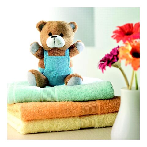 Bear plush w/ advertising pants blue | No Branding | not available | not available | not available