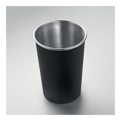 Recycled stainless steel cup black | No Branding | not available | not available