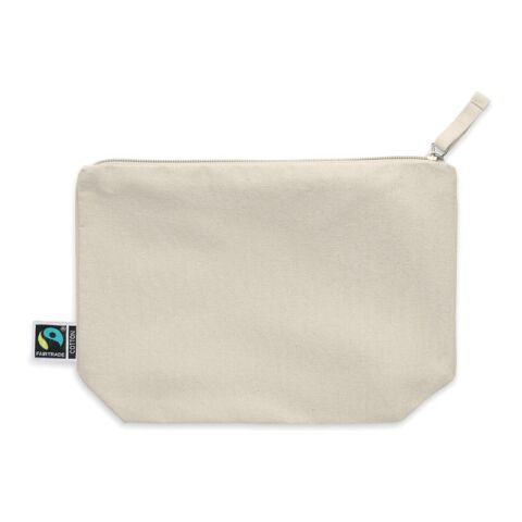 Cosmetic bag Fairtrade beige | No Branding | not available | not available | not available