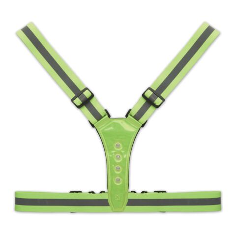 Reflective body belt with LED neon green | No Branding | not available | not available | not available