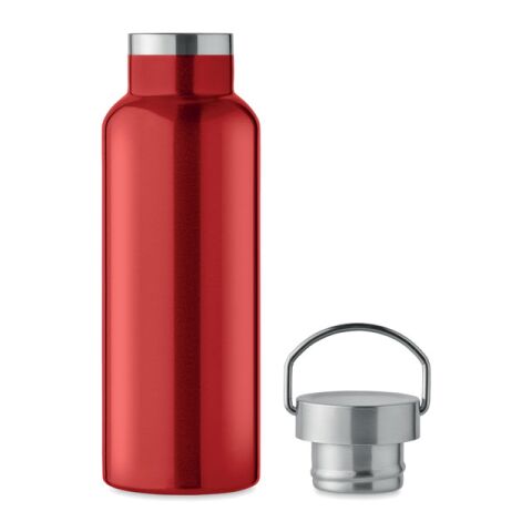 Double wall bottle with handle 500 ml red | No Branding | not available | not available | not available