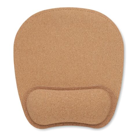 Ergonomic cork mouse mat beige | No Branding | not available | not available