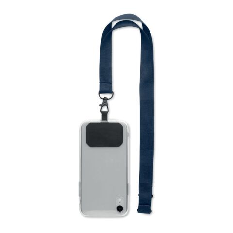 Phone holder lanyard blue | No Branding | not available | not available | not available