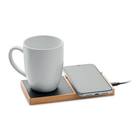 Wireless charger mug warmer wood | No Branding | not available | not available