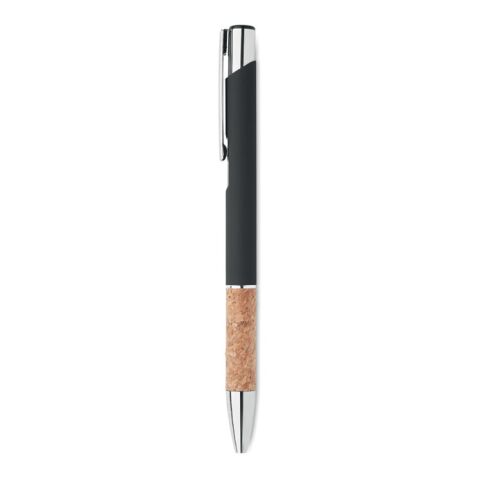 Push button cork &amp; aluminium pen black | No Branding | not available | not available