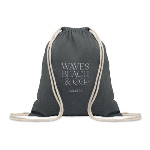 Recycled 140 gr/m² cotton bag black | No Branding | not available | not available | not available