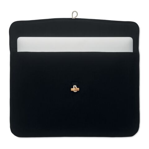 15 inch 220 gr/m² cotton pouch black | No Branding | not available | not available | not available