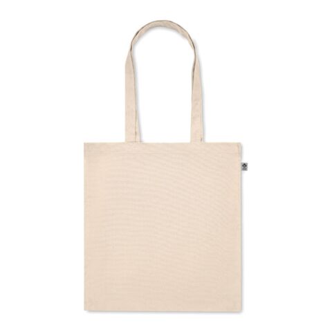 Organic beige cotton gusset bag beige | No Branding | not available | not available | not available