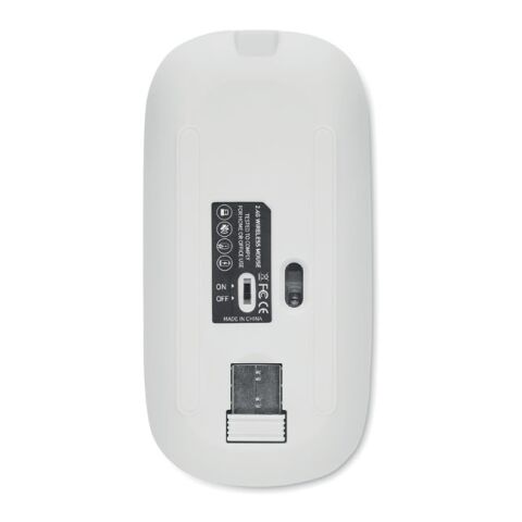 Rechargeable wireless mouse white | No Branding | not available | not available