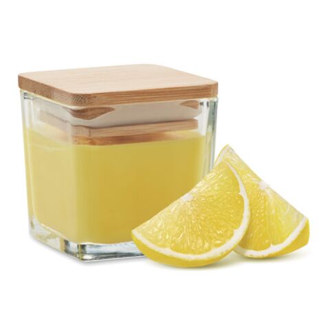 Squared fragranced candle 50gr yellow | No Branding | not available | not available | not available