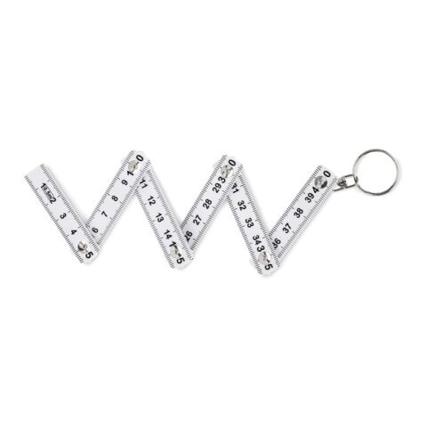 Carpenters ruler key ring 50cm white | No Branding | not available | not available