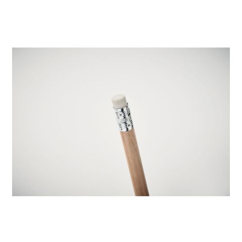 Natural pencil with eraser wood | No Branding | not available | not available
