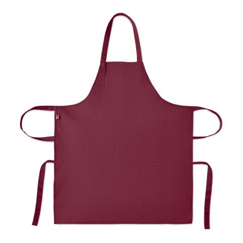 Organic cotton apron 240 gr/m² Burgundy | No Branding | not available | not available | not available