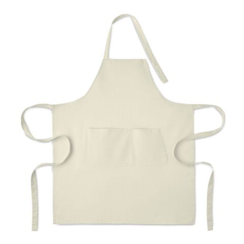 Organic cotton apron 240 gr/m² Off White | No Branding | not available | not available | not available
