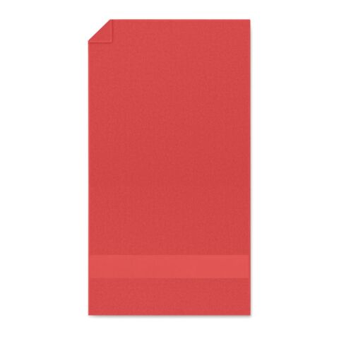 Towel organic 50x30cm red | No Branding | not available | not available | not available