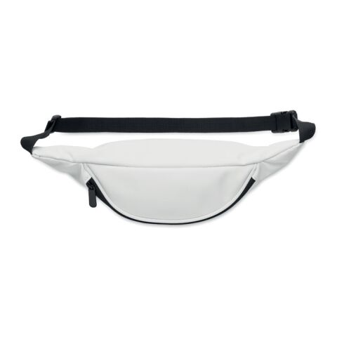Soft PU waist bag white | No Branding | not available | not available