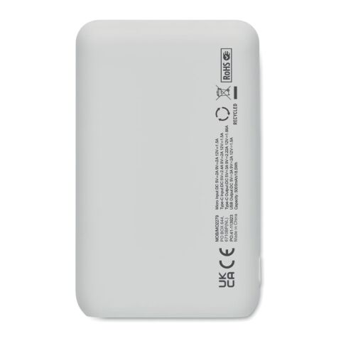 Power bank 5000 mAh white | No Branding | not available | not available | not available