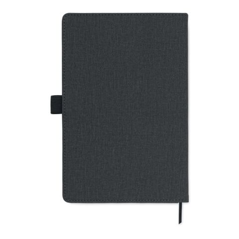A5 notebook PU front pocket black | No Branding | not available | not available | not available
