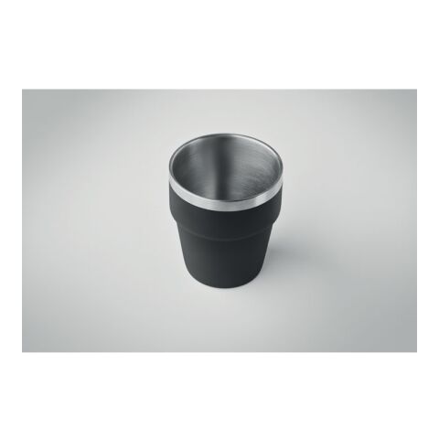 Double wall tumbler 250 ml black | No Branding | not available | not available | not available