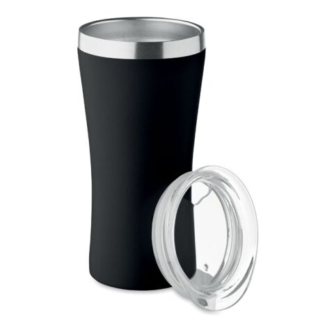 Double wall tumbler 160 ml black | No Branding | not available | not available