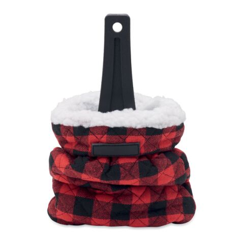 Quilted ice scraper glove red | No Branding | not available | not available | not available