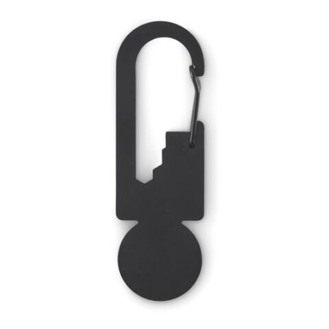 Multifunctional key ring token black | No Branding | not available | not available